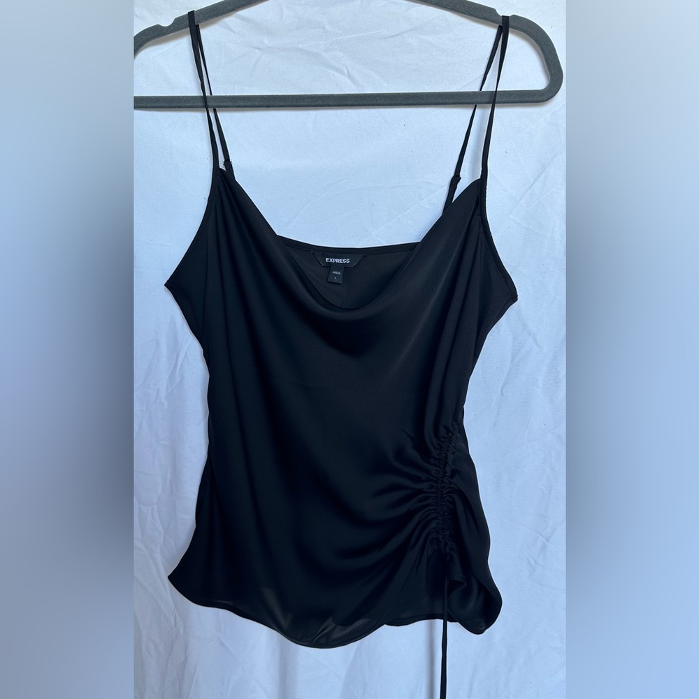 Satin Black Top